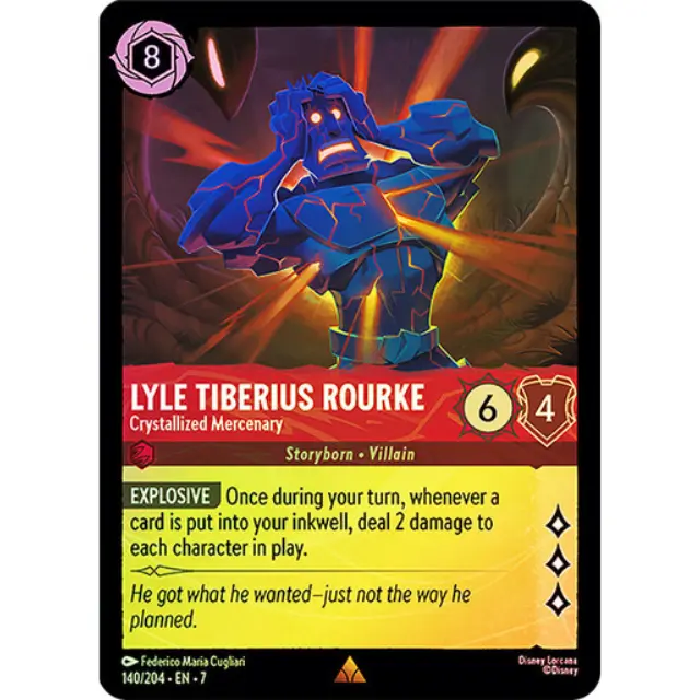 Lyle Tiberius Rourke - Crystallized Mercenary (Foil)