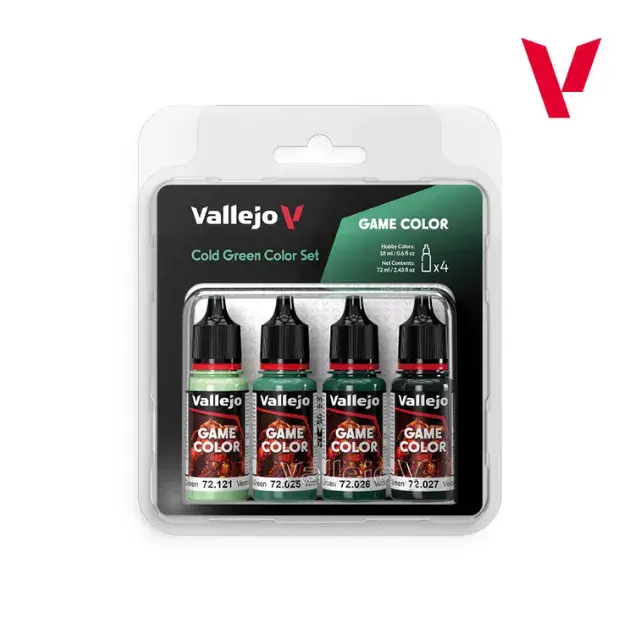 Cold Green Color Set 4pz (18ml)