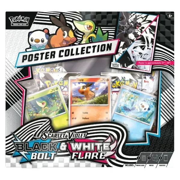 Black Bolt & White Flare - Unova Poster Collection