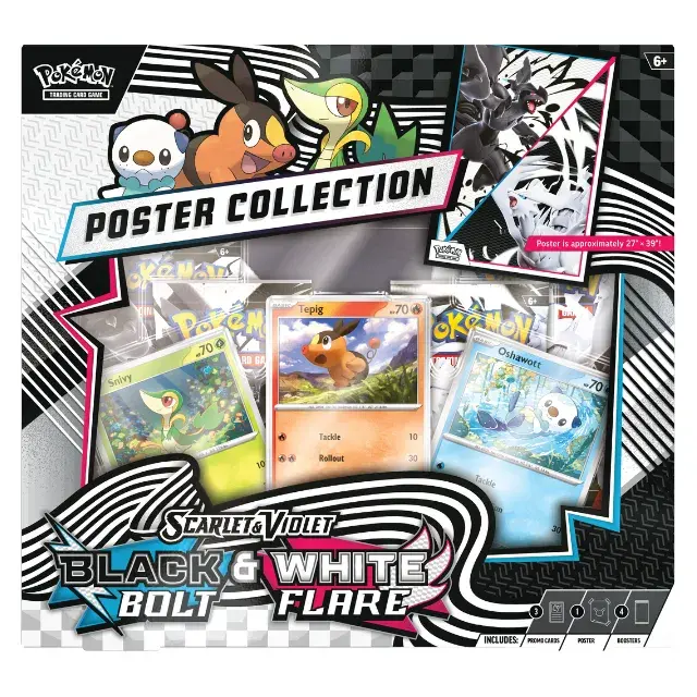 Black Bolt & White Flare - Unova Poster Collection